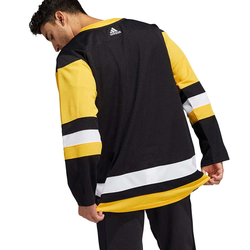 PITTSBURGH PENGUINS ADIDAS ADIZERO PRIMEGREEN AUTHENTIC BLACK HOME JERSEY