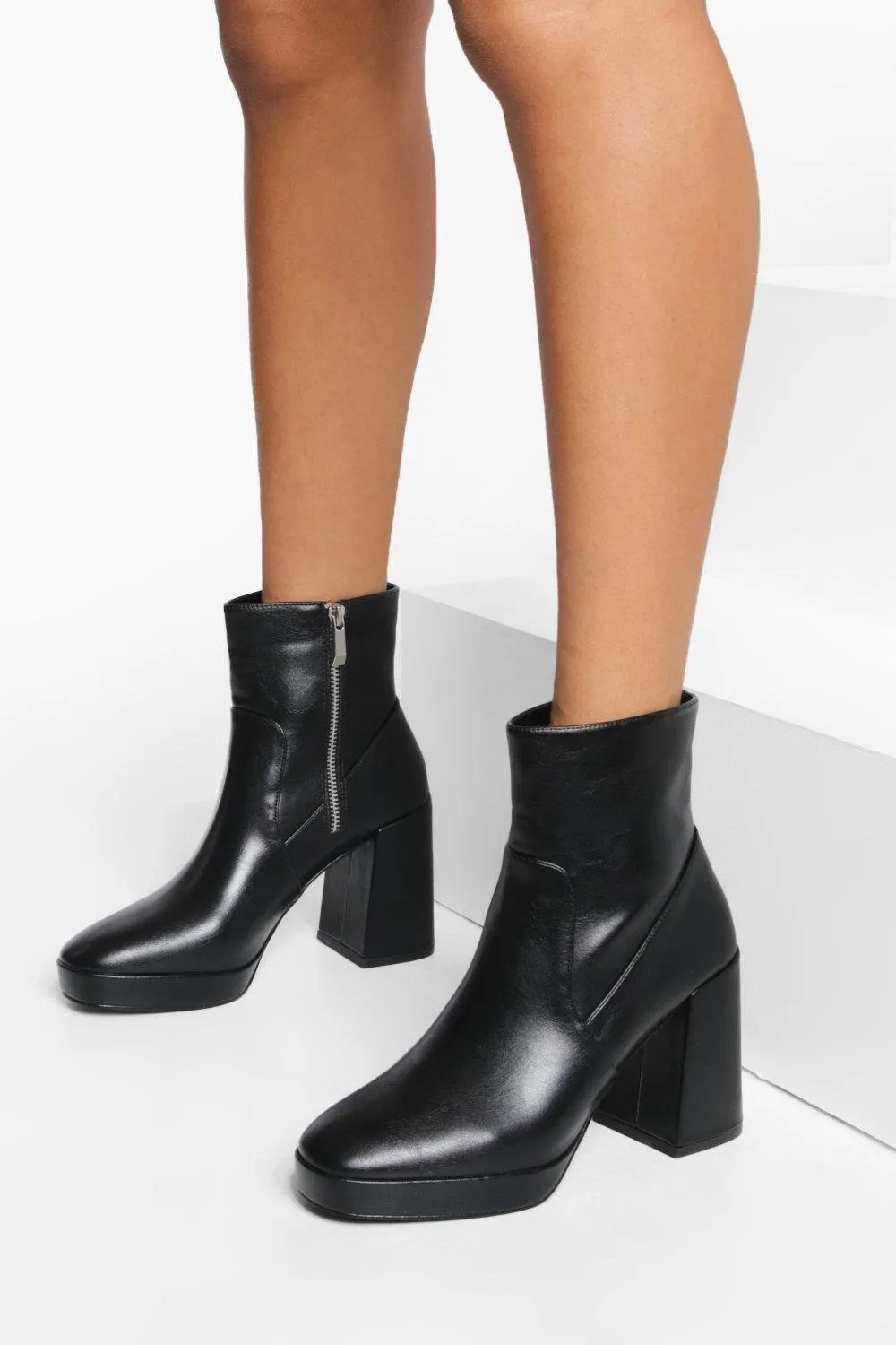 Platform Ankle Boots