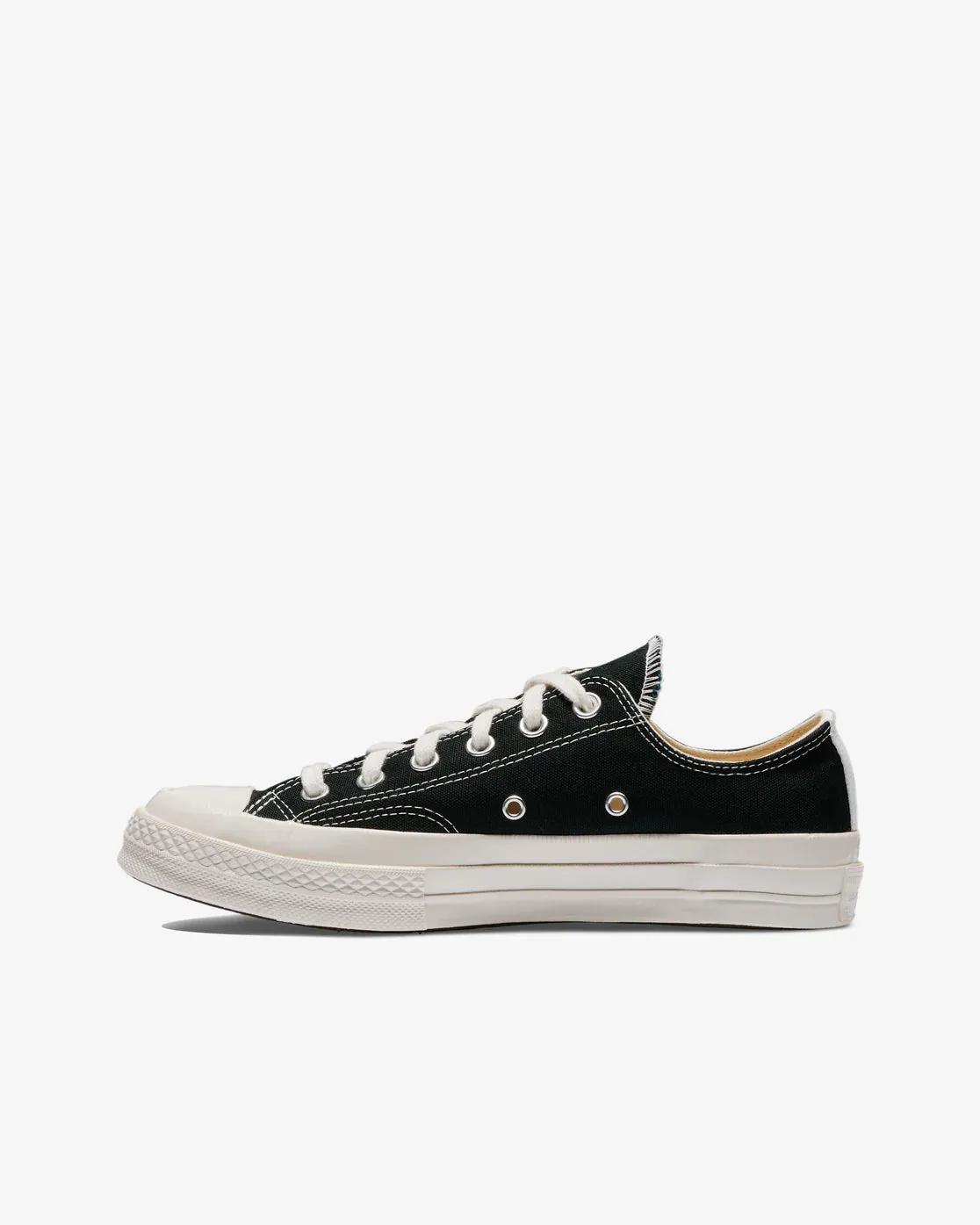 Play Comme des Garons X Converse Small Red Heart All Star '70 Low (Black)