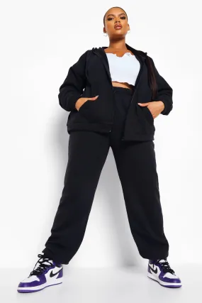 Plus Zip Hoodie & Jogger Tracksuit