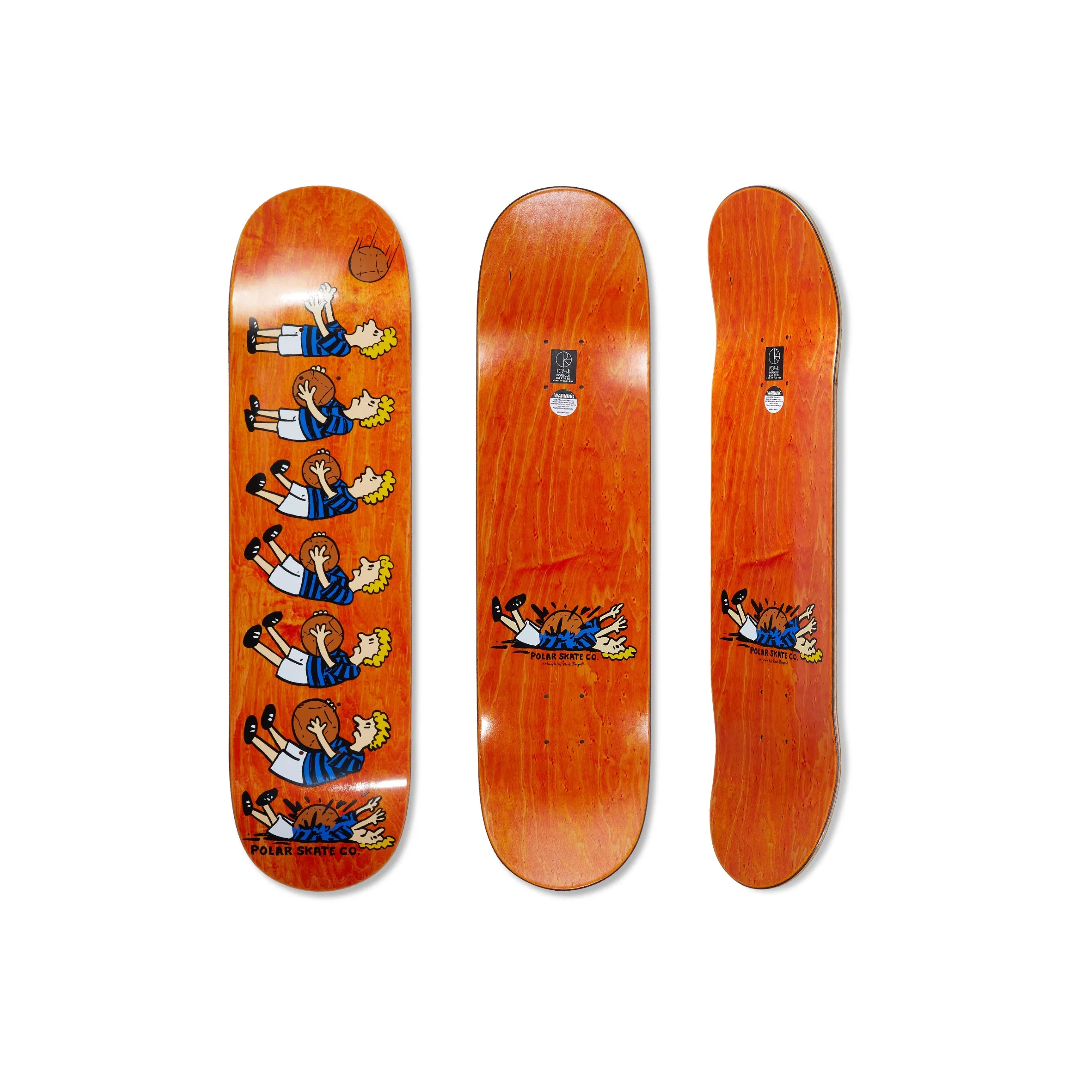 Polar Skate Co. Team Model Basketball Deck 8.25" exclusive at Remix