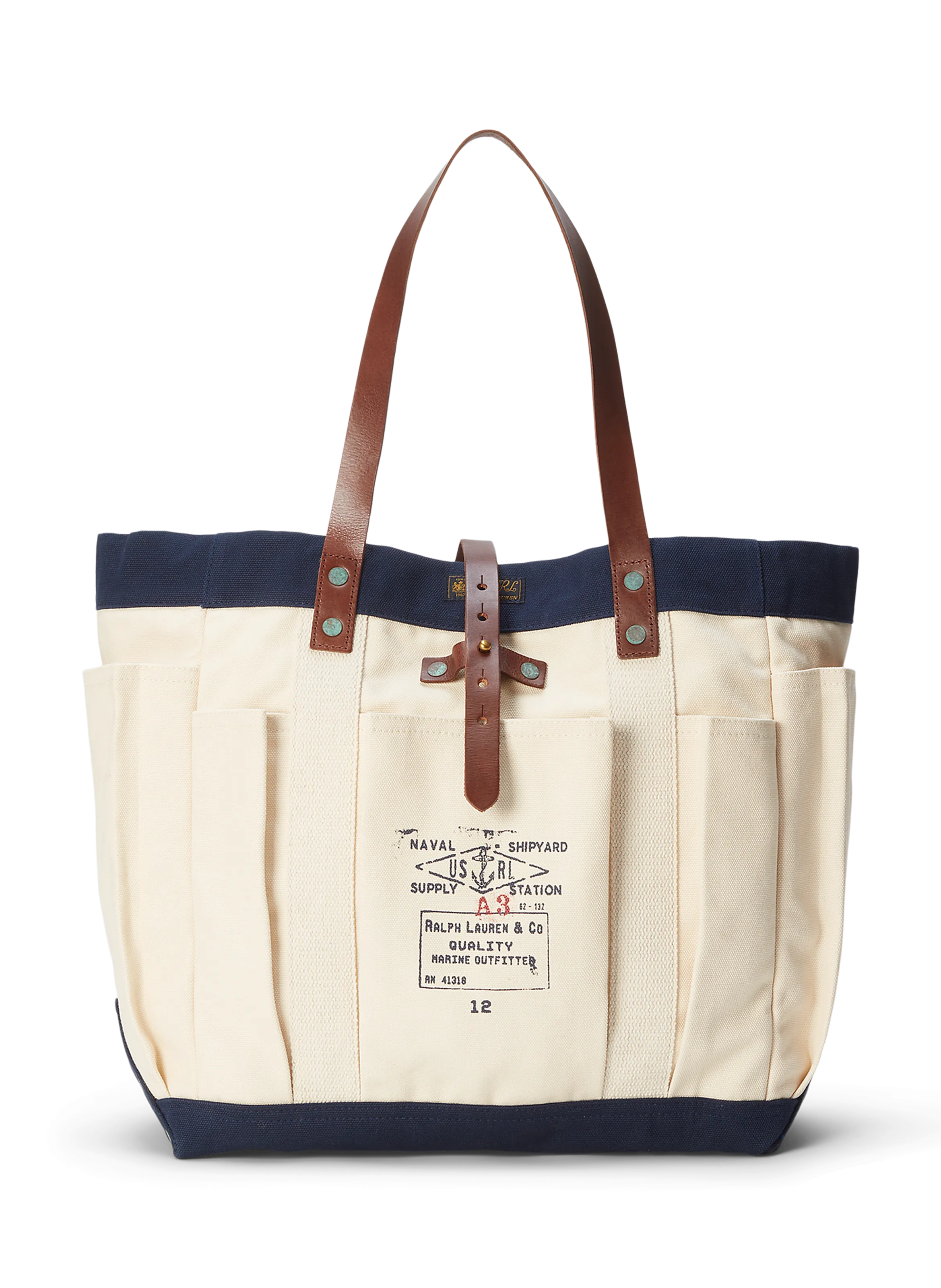 Polo ralph lauren  Cotton tote bag - Beige