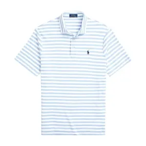 Polo Ralph Lauren Stripe Short Sleeves Polo Shirt | Sky Blue-710934557003 at kular fashion