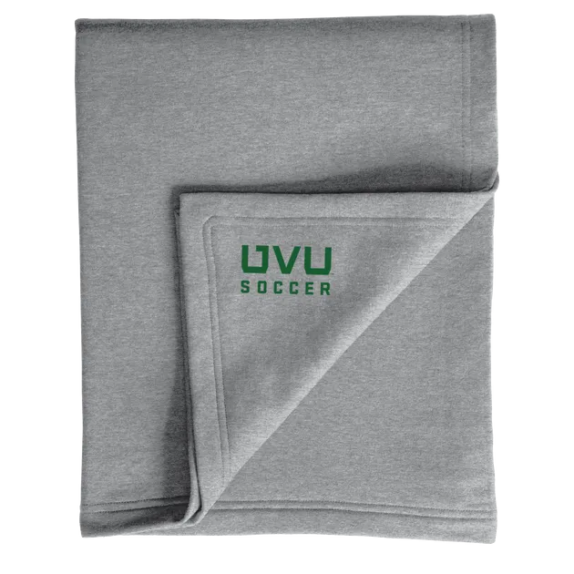 Port & Company Core Fleece Sweatshirt Blanket- UVU Soccer