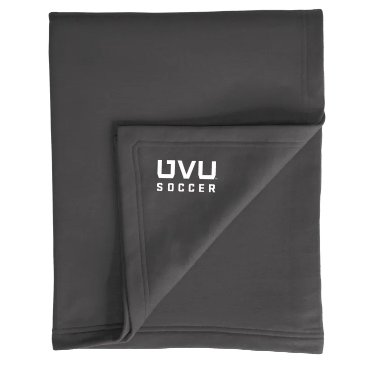 Port & Company Core Fleece Sweatshirt Blanket- UVU Soccer