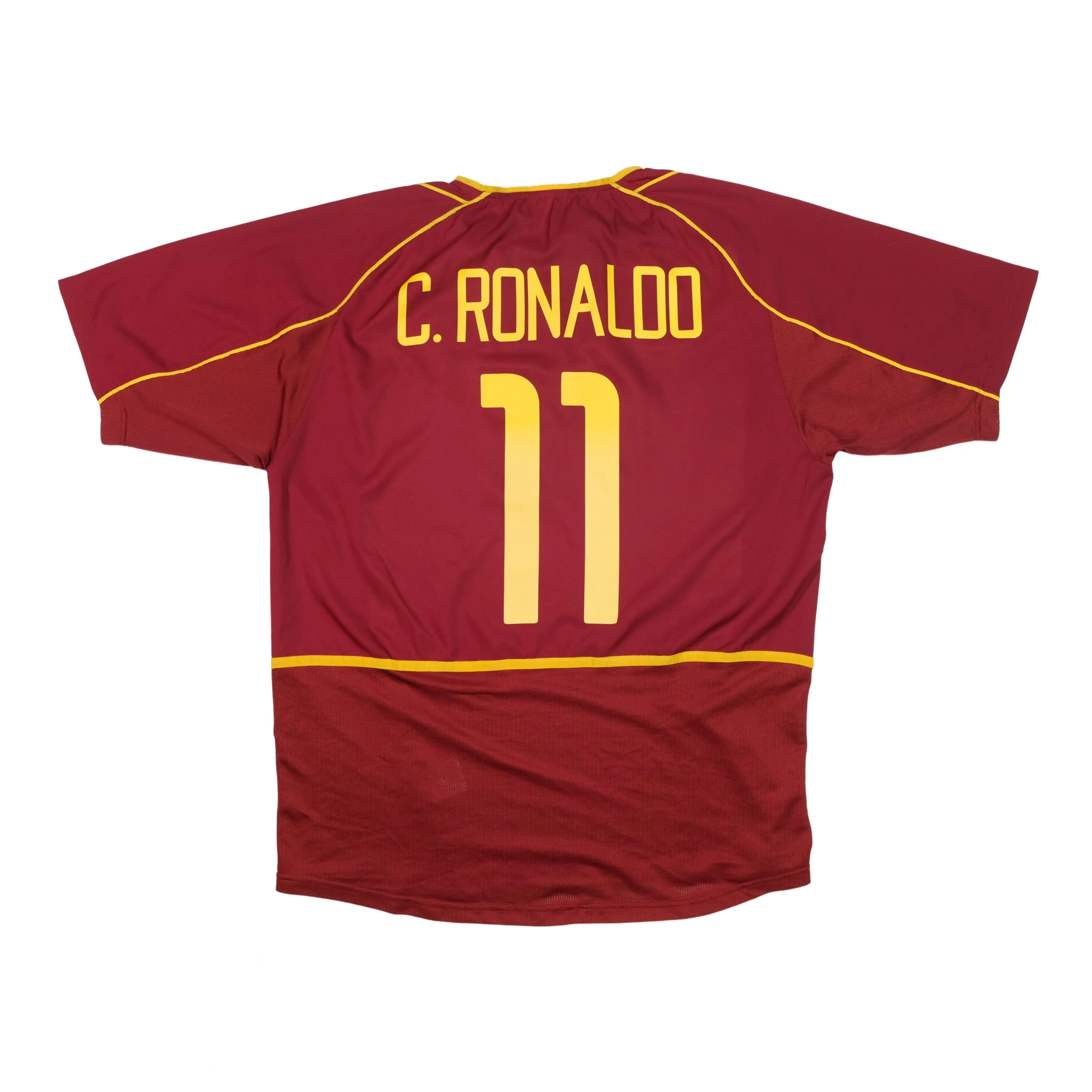 Portugal Ronaldo 11 Original Home Football Shirt 2002/2004 Nike Large
