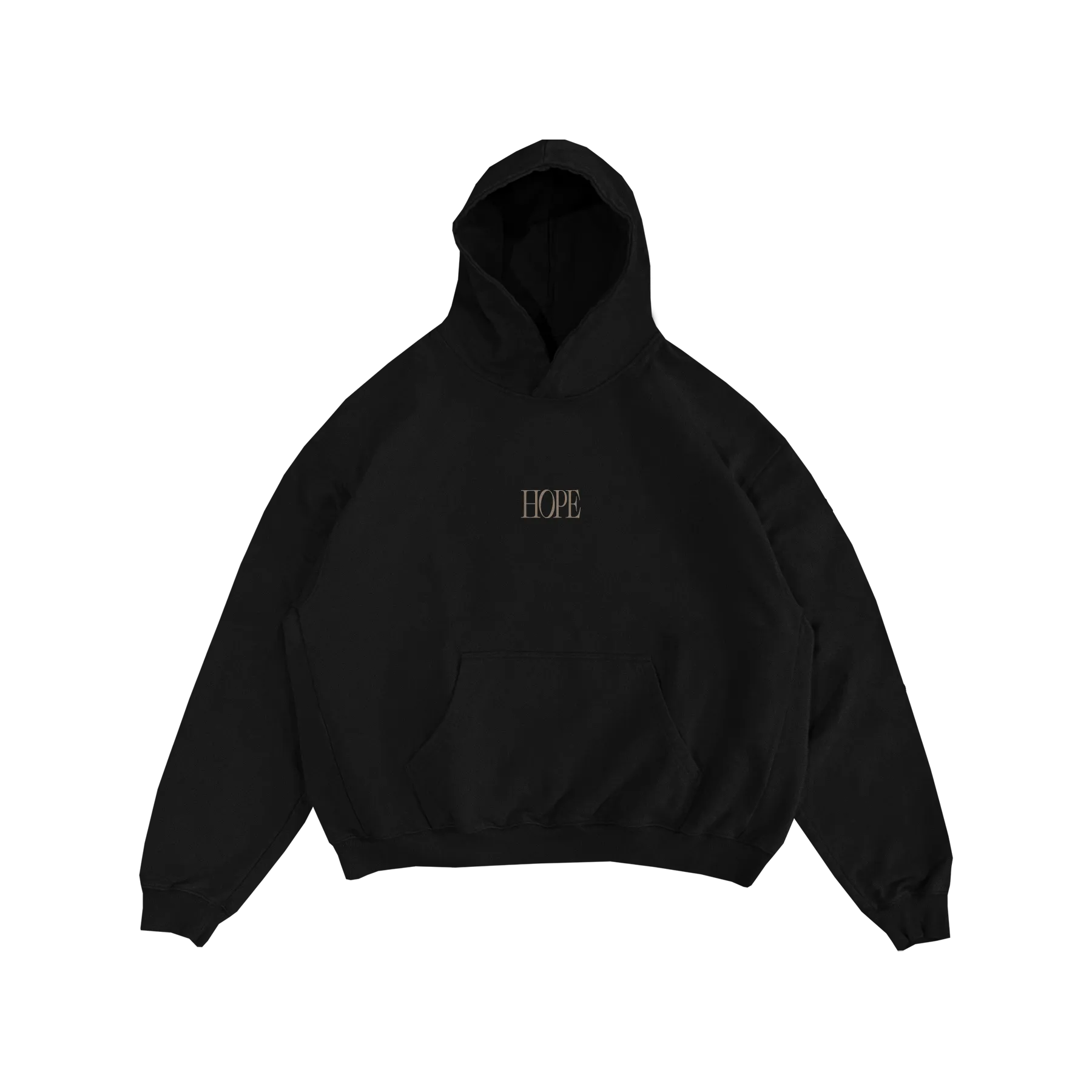 Premium Heavyweight Black HOPE Hoodie