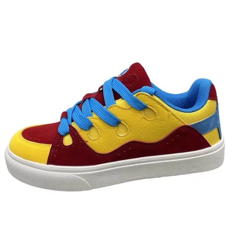 Primary Colors Skater Sneakers