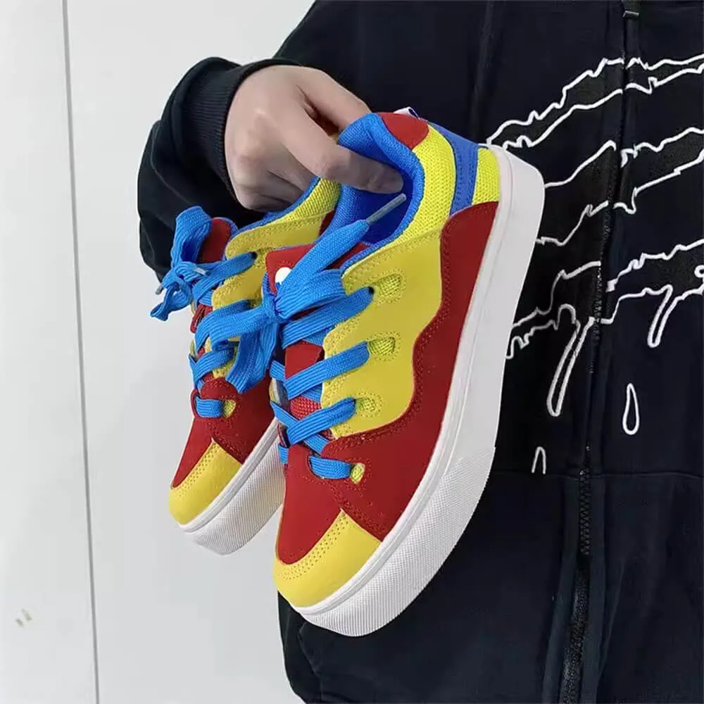 Primary Colors Skater Sneakers