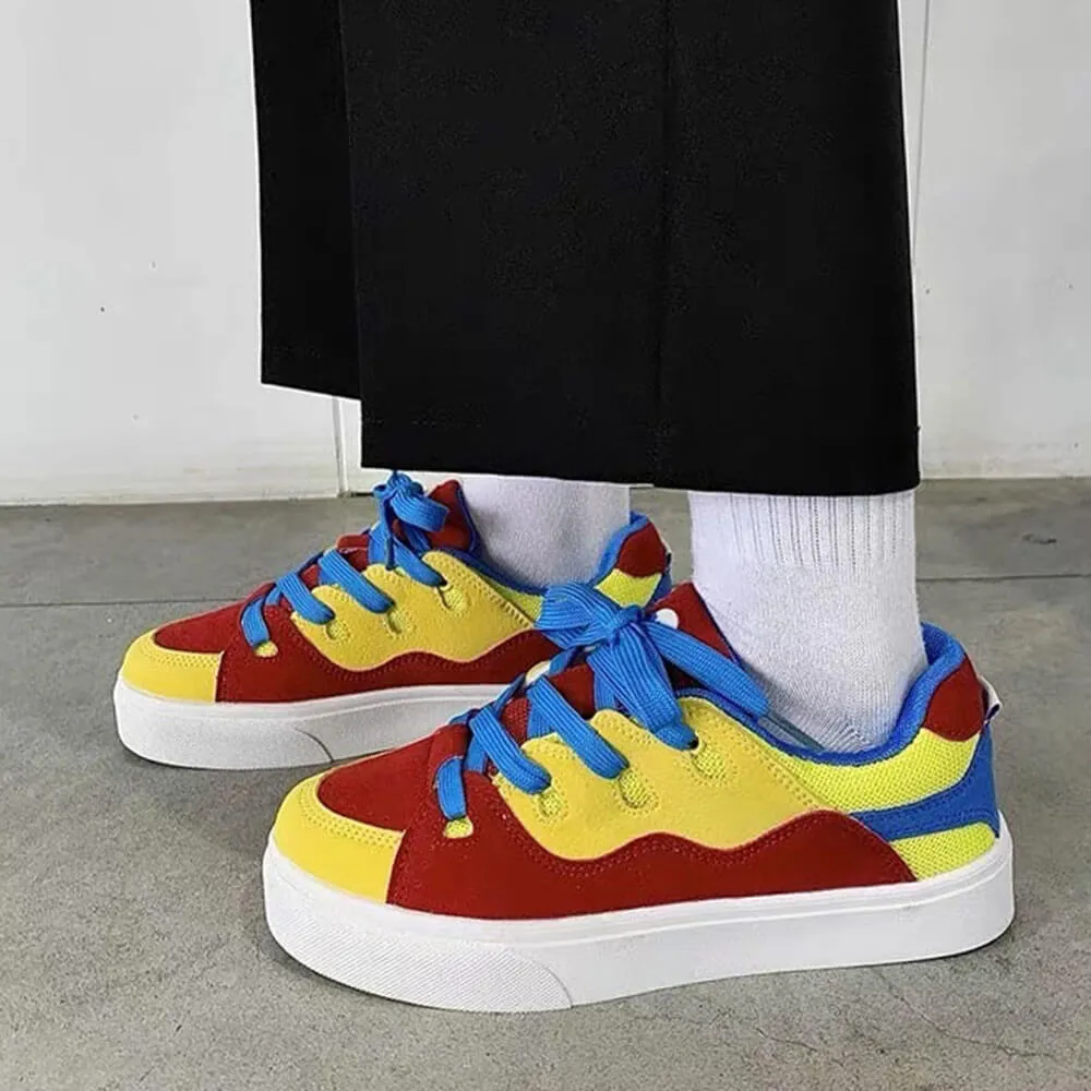 Primary Colors Skater Sneakers