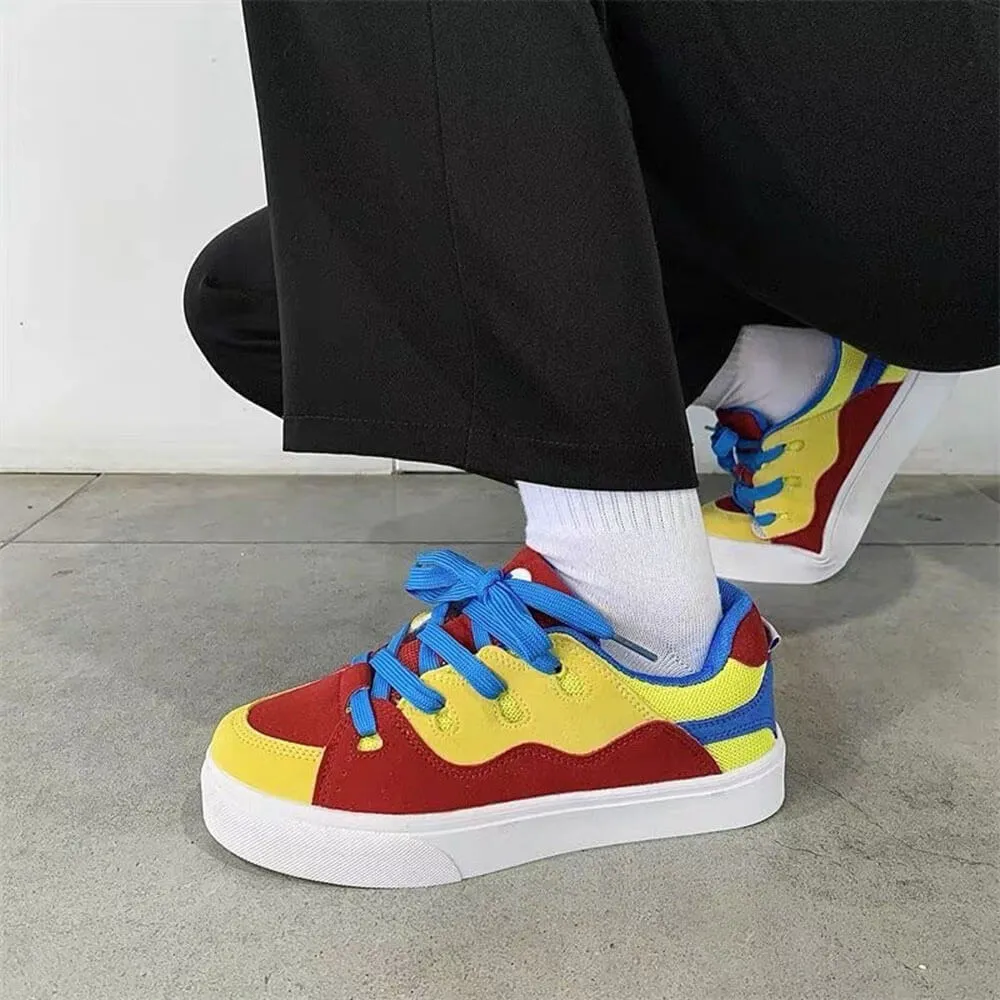 Primary Colors Skater Sneakers