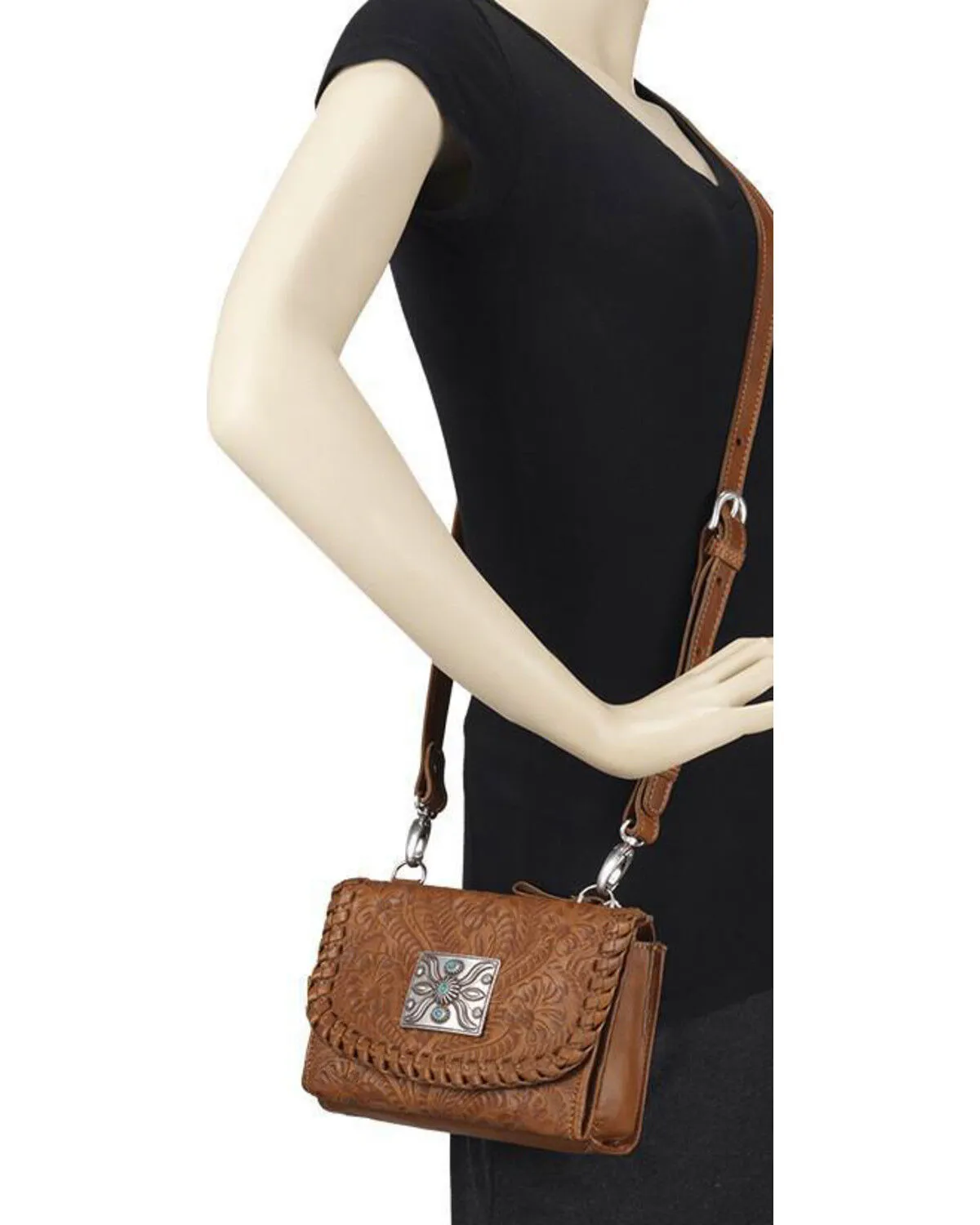 Product Name:  American West Women's Two Step Small Crossbody Bag