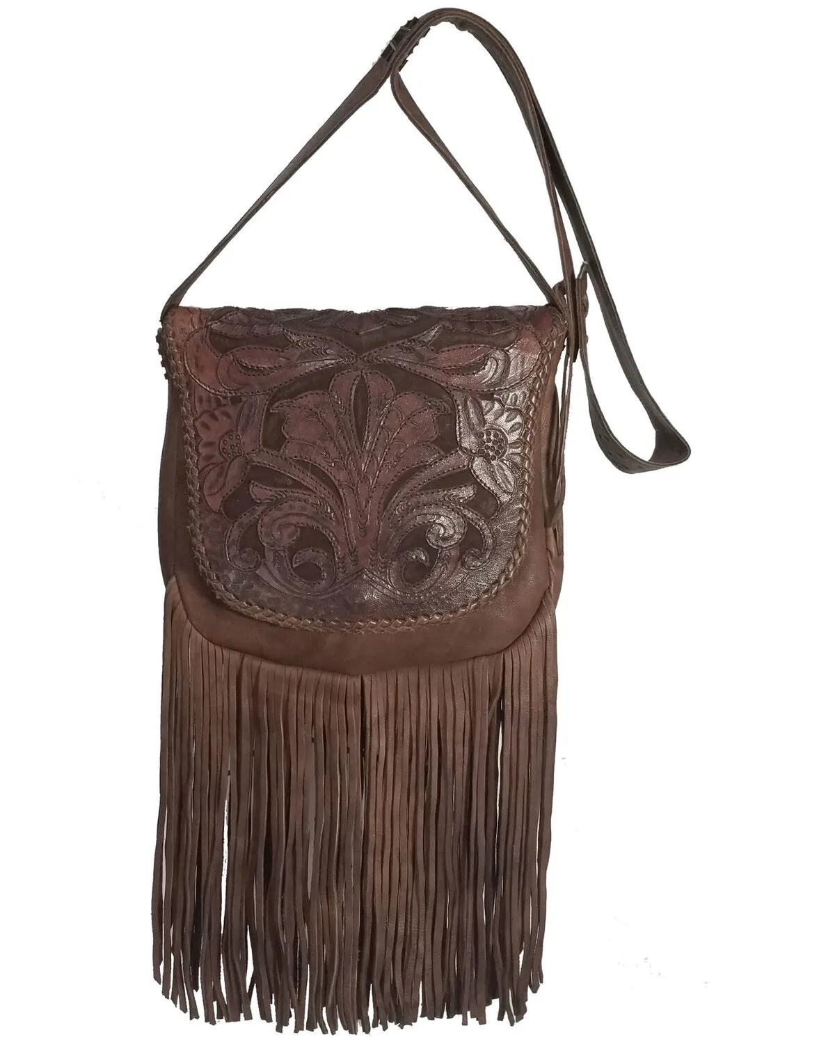 Product Name:  Kobler Leather Women's Tooled Crossbody Bag