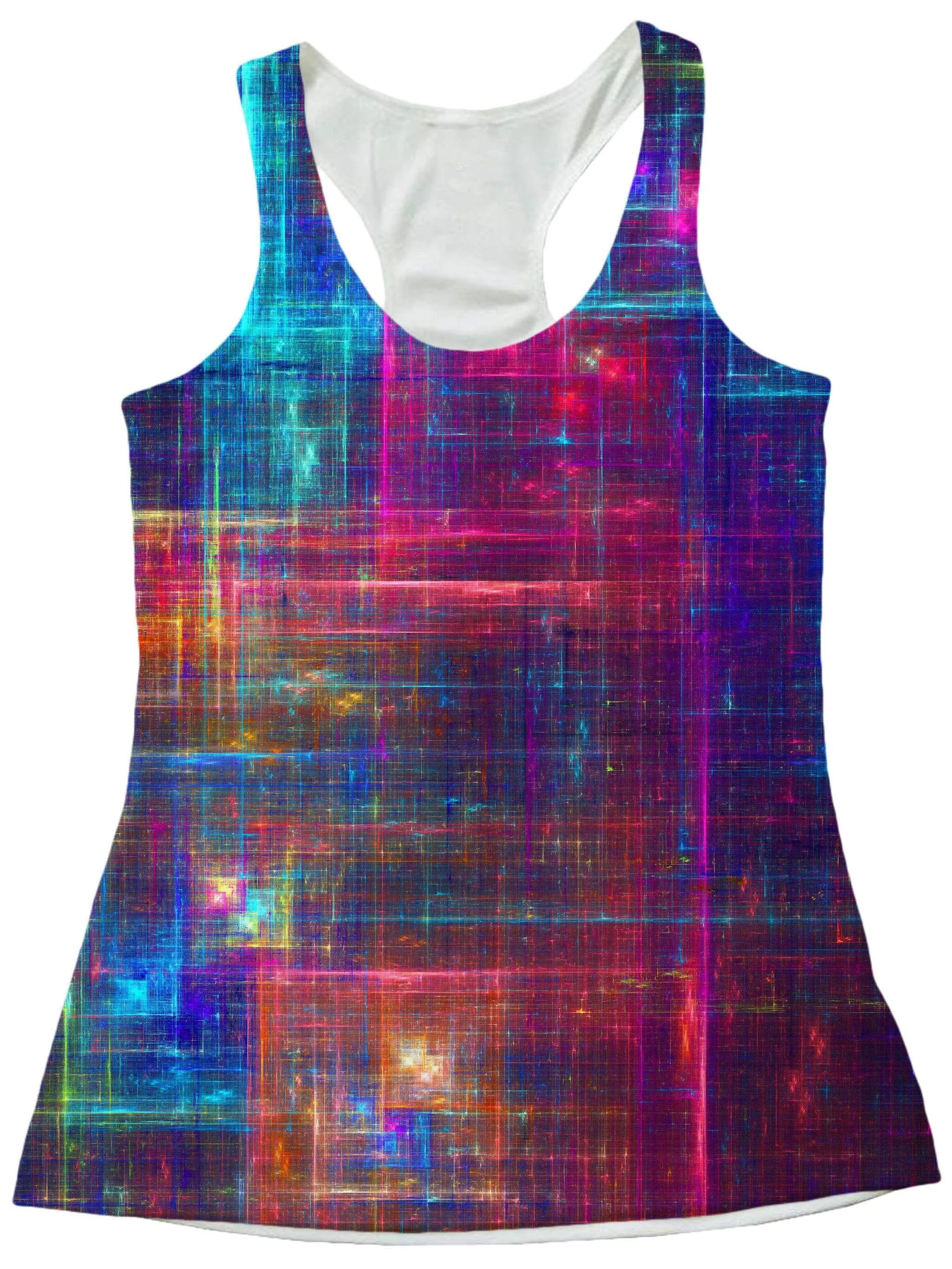 Psychedelic Matrix Rainbow Women's Tank