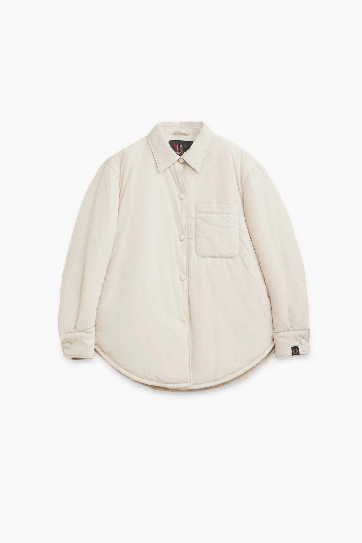 Puffer shirt jacket