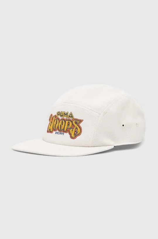 Puma baseball cap Basketball 5 beige color 252650