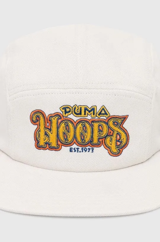 Puma baseball cap Basketball 5 beige color 252650