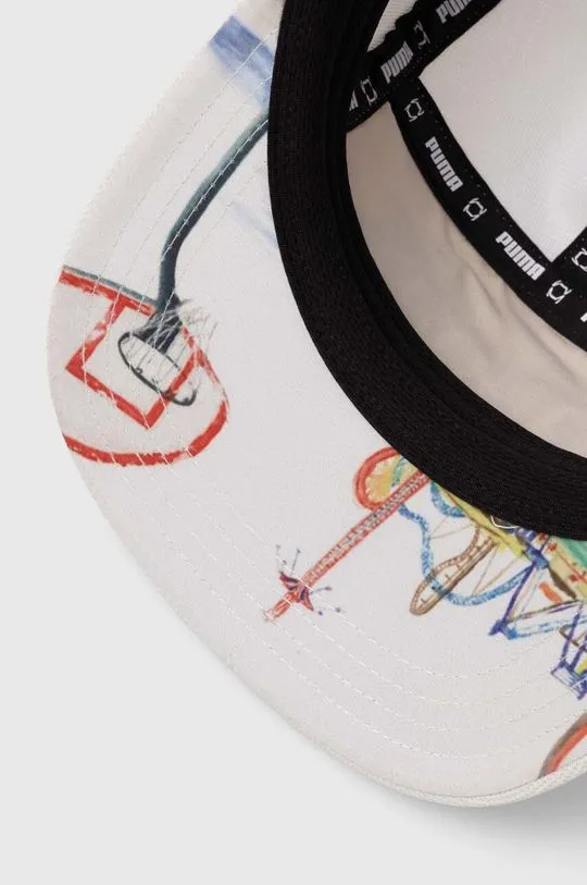 Puma baseball cap Basketball 5 beige color 252650