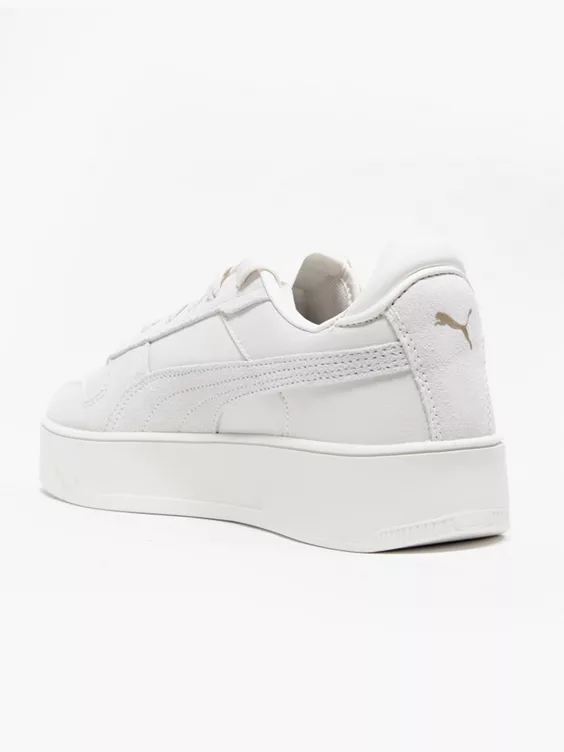 Puma  Carina Street Suede Grey/Gold Trainers
