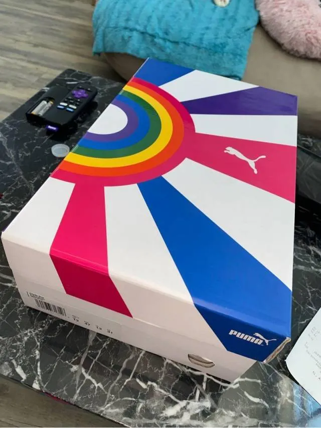 Puma Clyde "Pride" Sz 13, FULLY AUTHENTICATED!