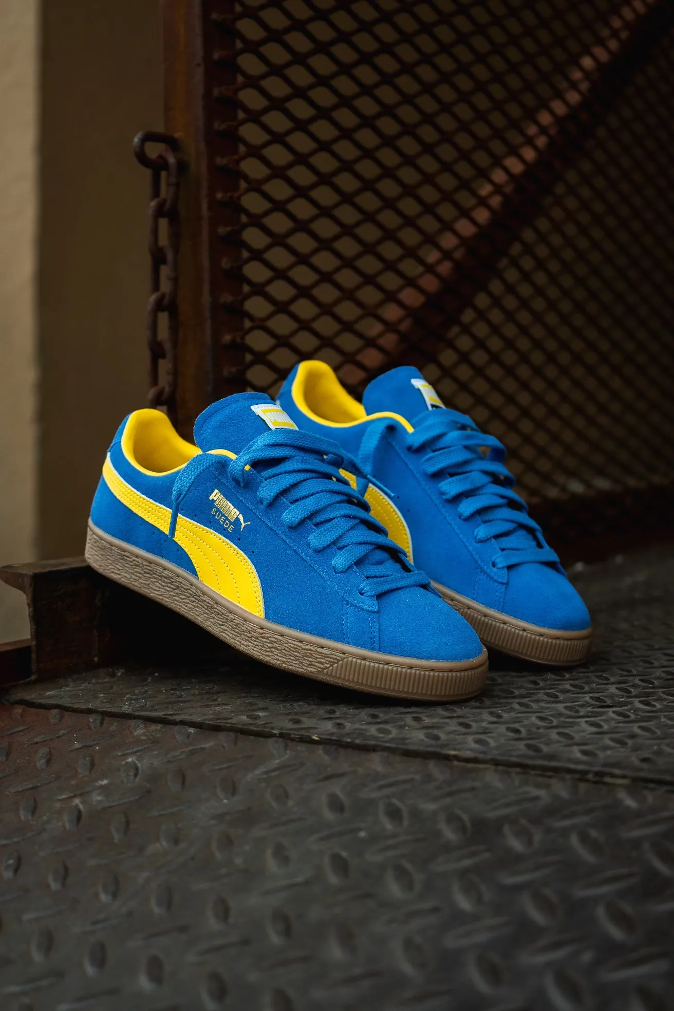 Puma Suede Terrace (Cobalt Glaze/Pelé Yellow)