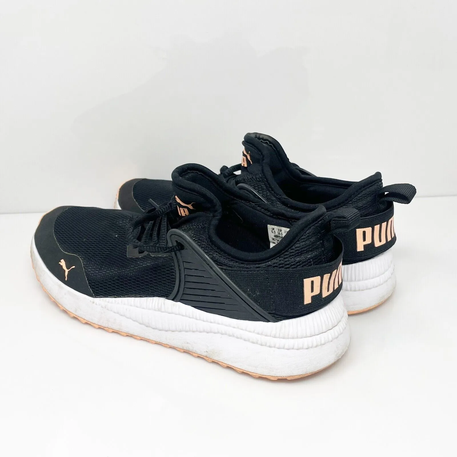 Puma Womens Pacer Next Cage 367582-24 Black Running Shoes Sneakers Size 8