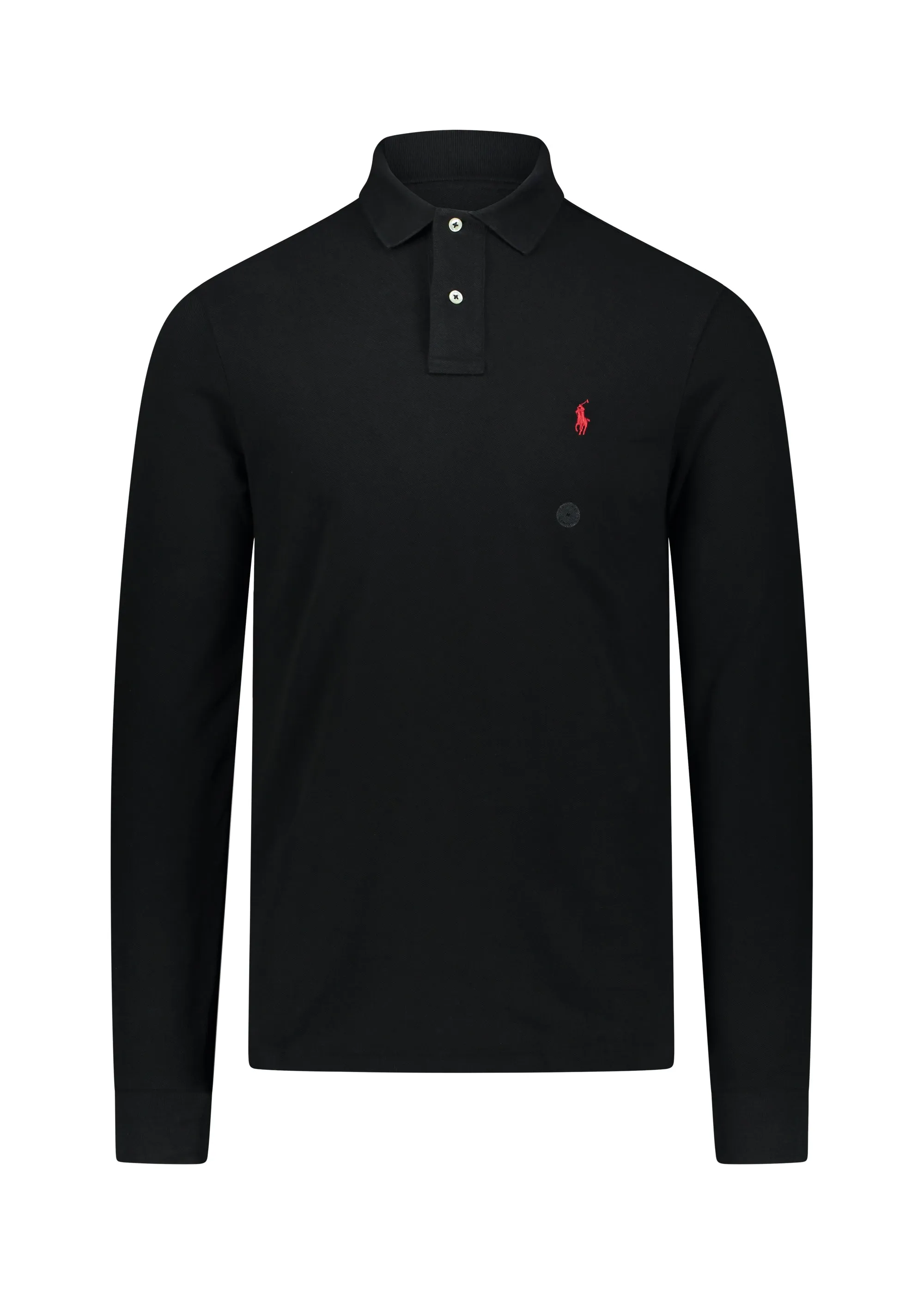 Ralph Lauren L/S Polo Knitwear Shirt - Black
