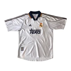 Real Madrid Original 1998/2000 Adidas Home Vintage Football Shirt Medium