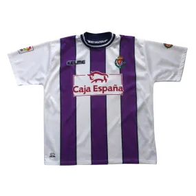 Real Valladolid Spain Kelme 1999/2000 Home Vintage Football Shirt Large