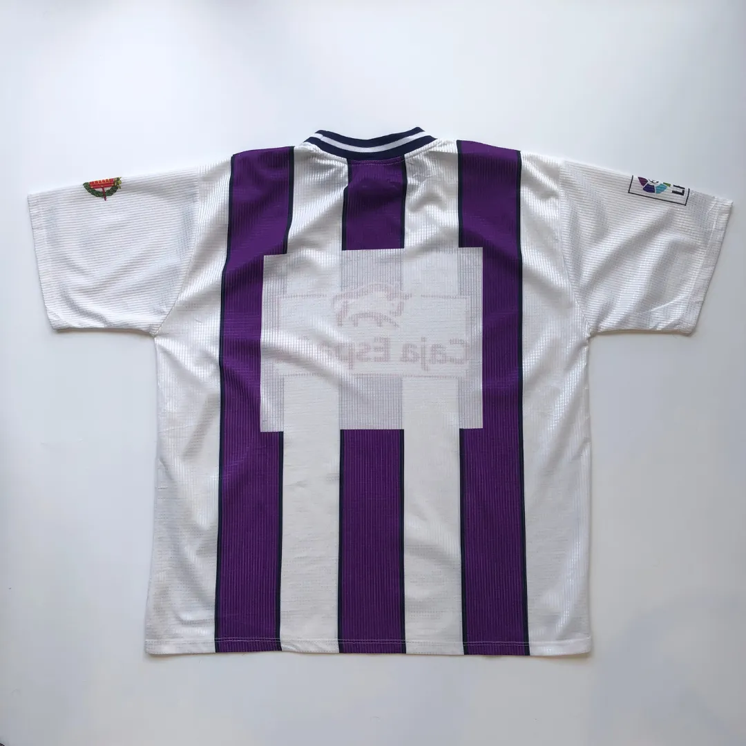 Real Valladolid Spain Kelme 1999/2000 Home Vintage Football Shirt Large
