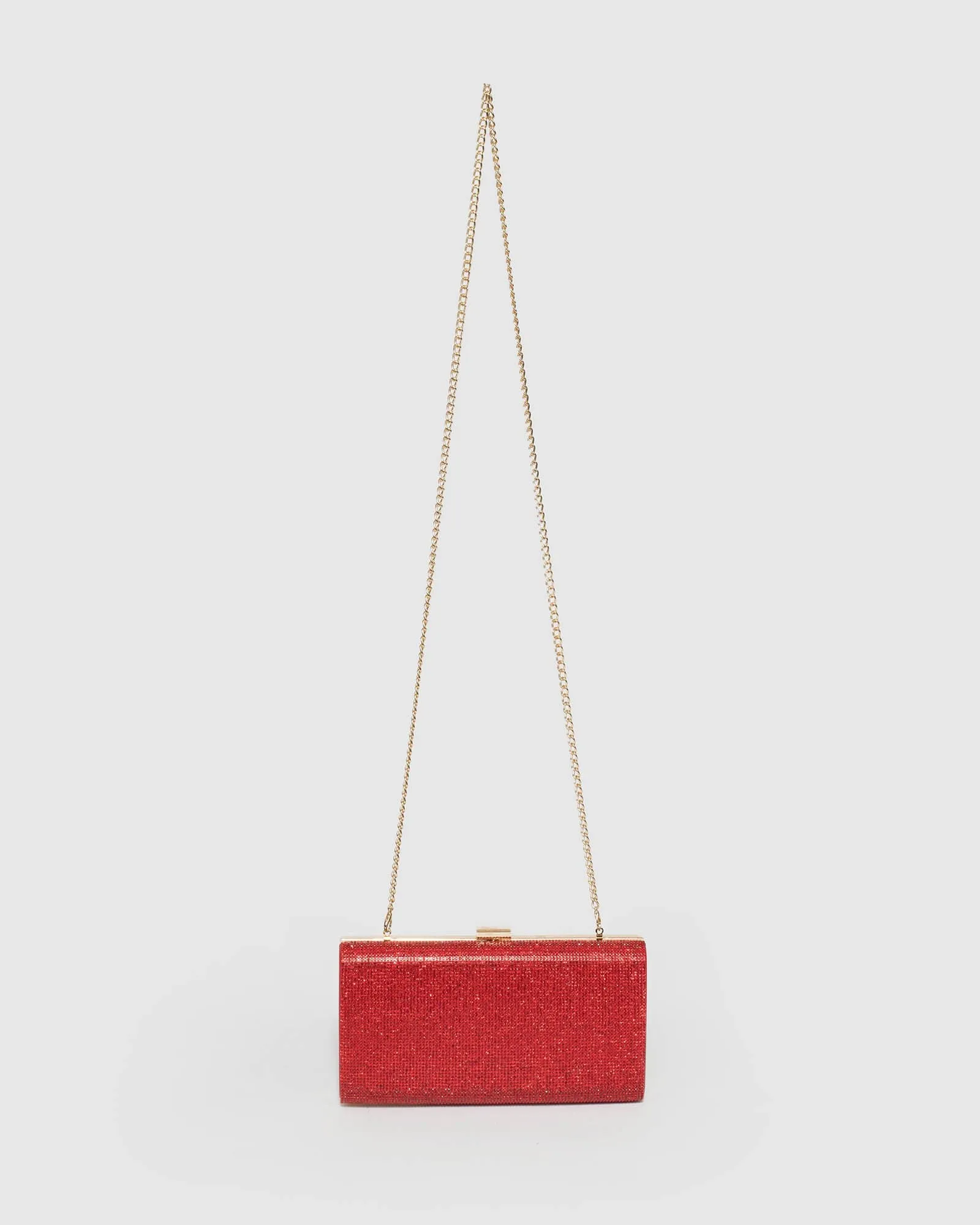 Red Margot Clutch Bag