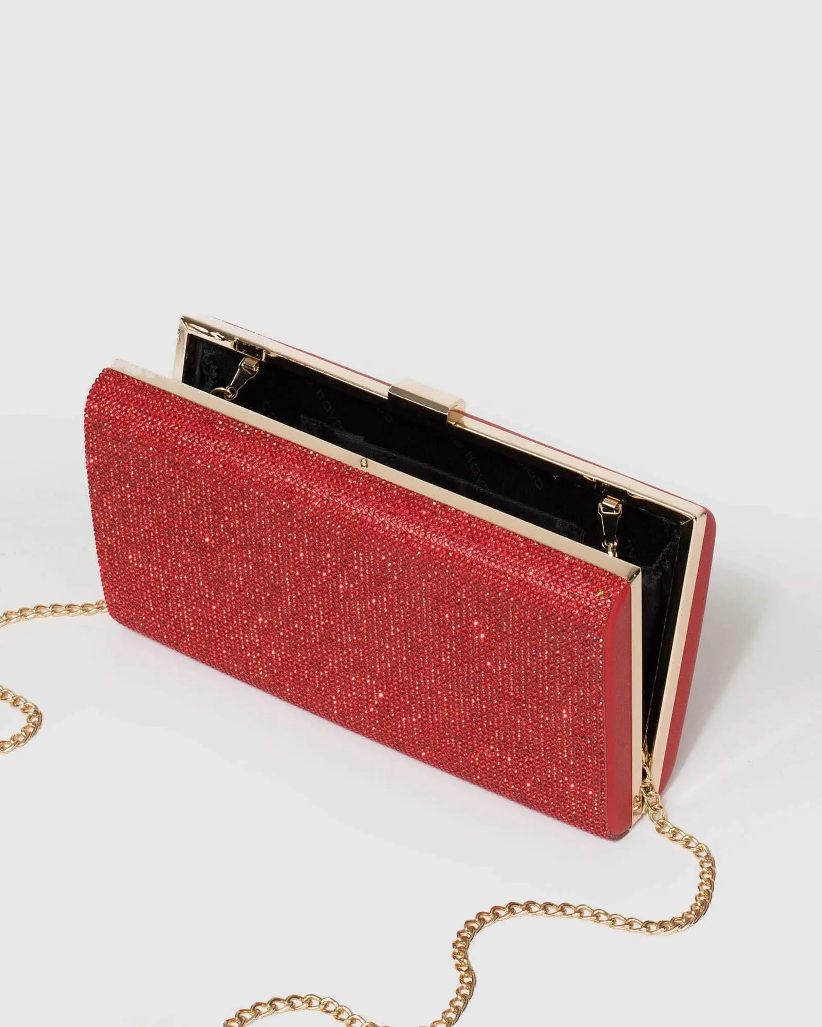 Red Margot Clutch Bag