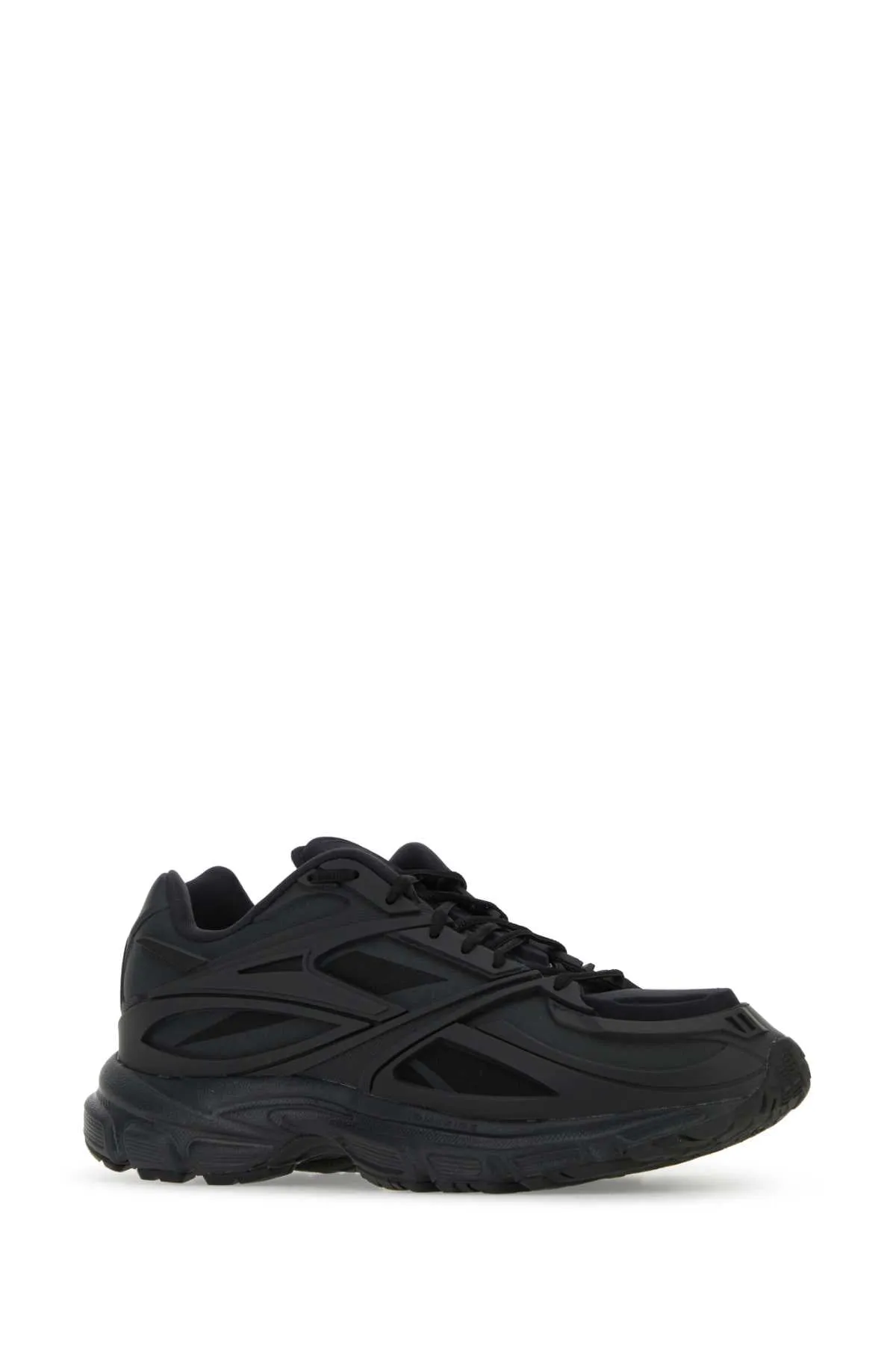 Reebok Black Fabric And Rubber Premier Road Modern Sneakers