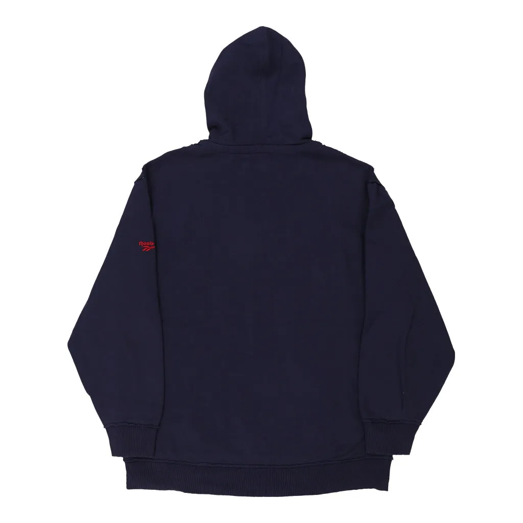 Reebok Hoodie - 2XL Navy Cotton