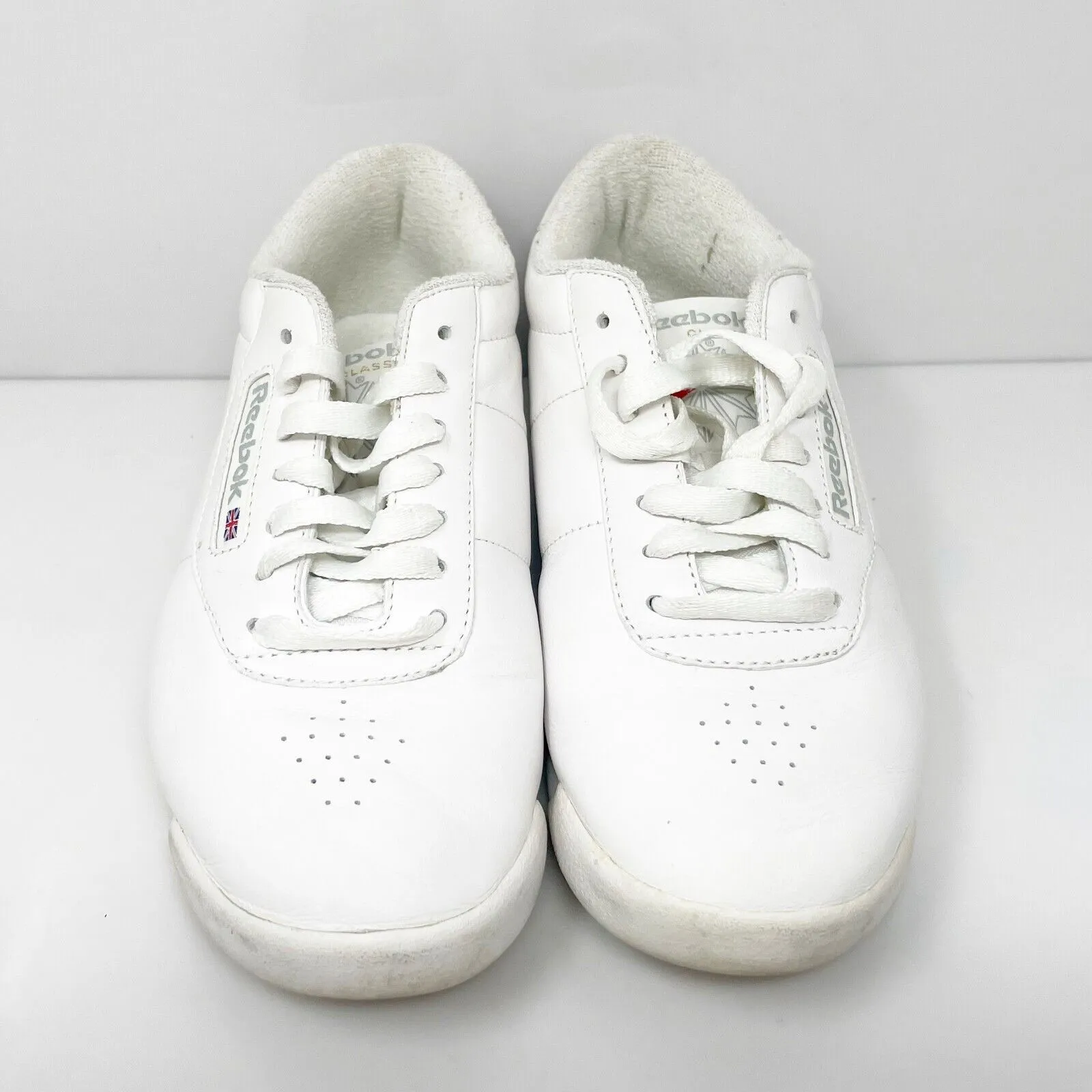 Reebok Womens Classic Princess 2-30500 White Basketball Shoes Sneakers Size 7