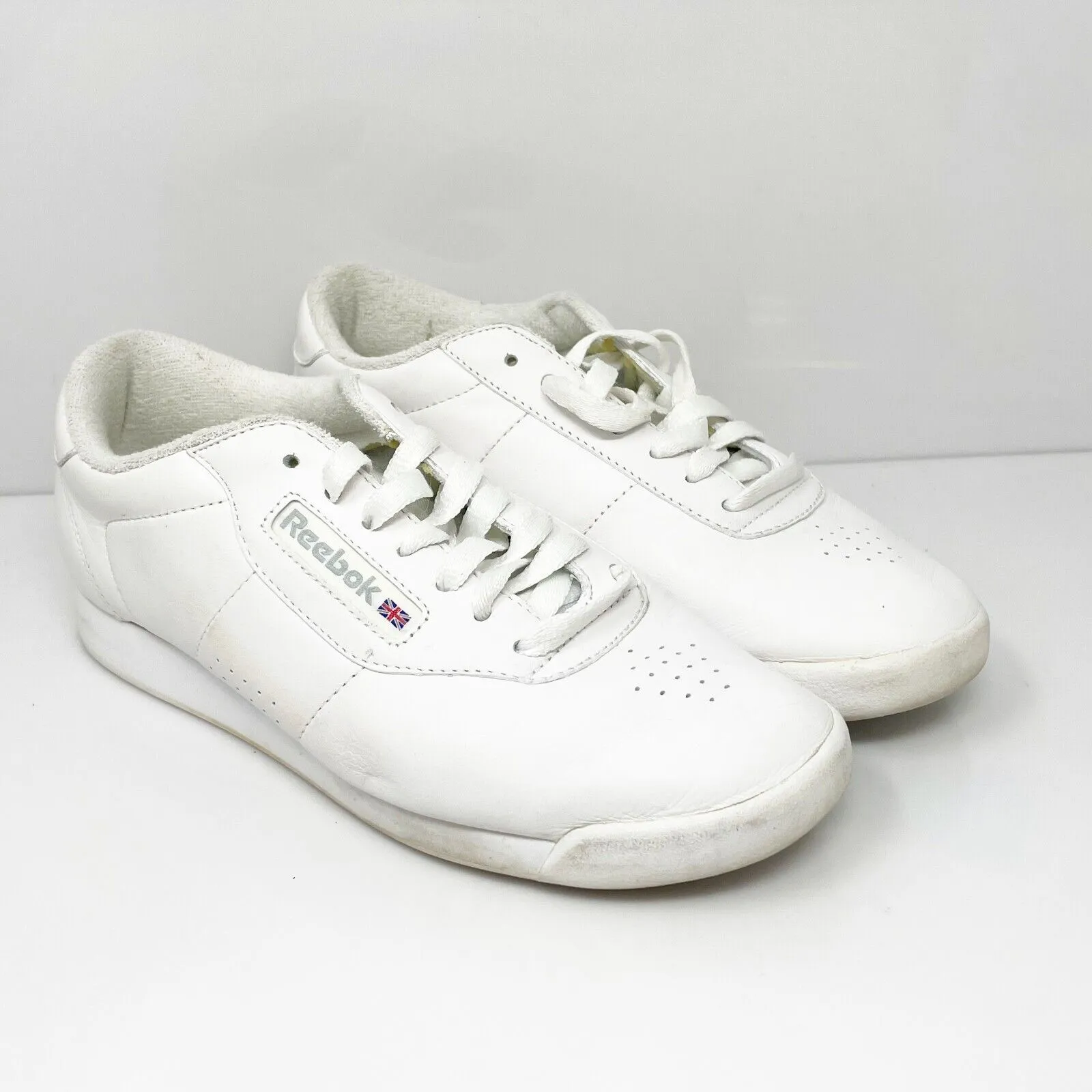 Reebok Womens Classic Princess 2-30500 White Basketball Shoes Sneakers Size 7