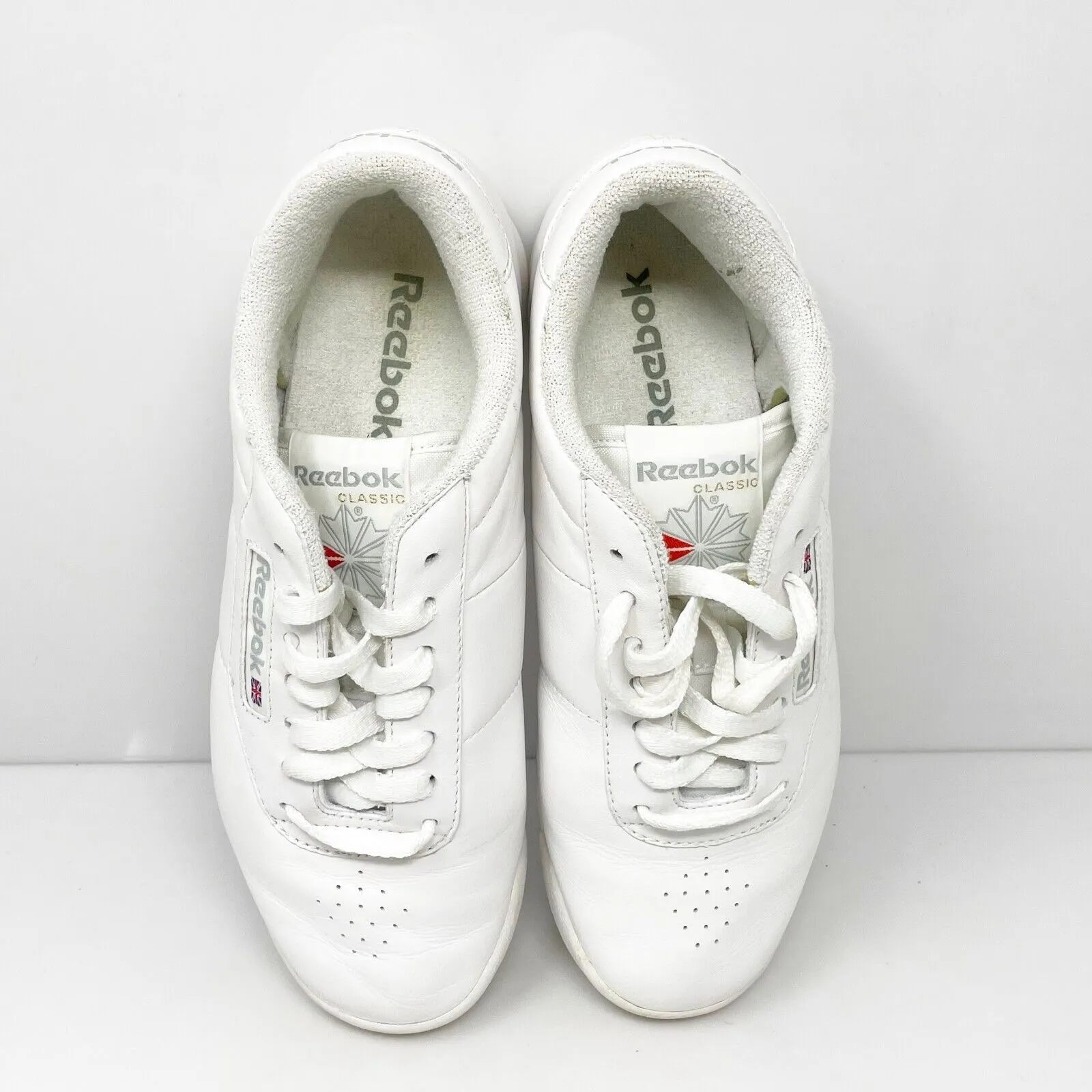 Reebok Womens Classic Princess 2-30500 White Basketball Shoes Sneakers Size 7