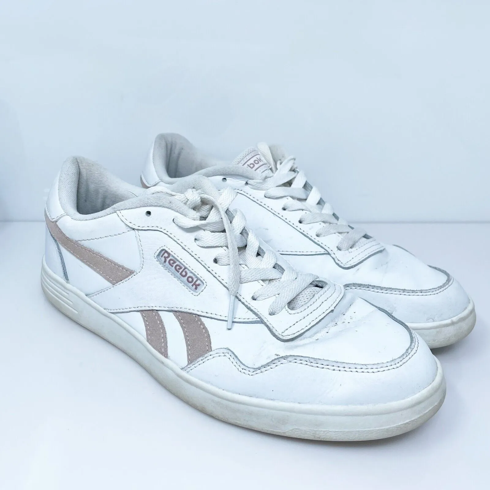 Reebok Womens Club Memt R30124W White Casual Shoes Sneakers Size 10