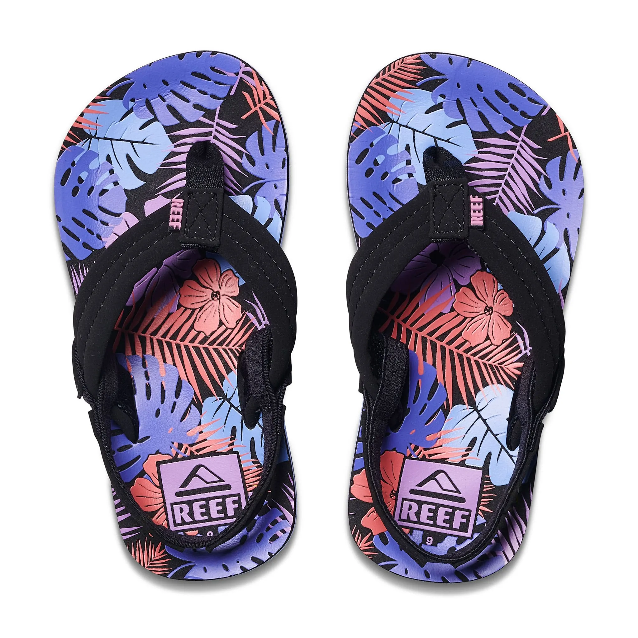 Reef Purple Fronds Ahi Sandals Sizes 5-12  - Clement