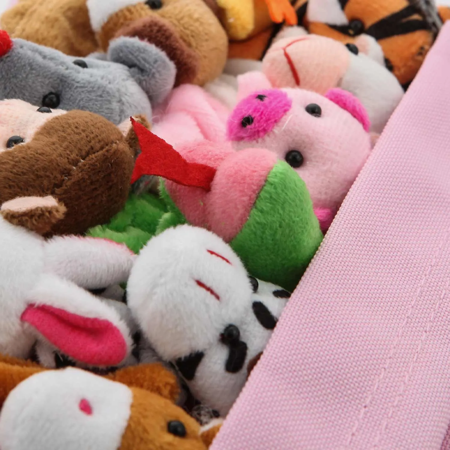 Regina Pink Backpack With Mini Peluches For Girls And Teenagers