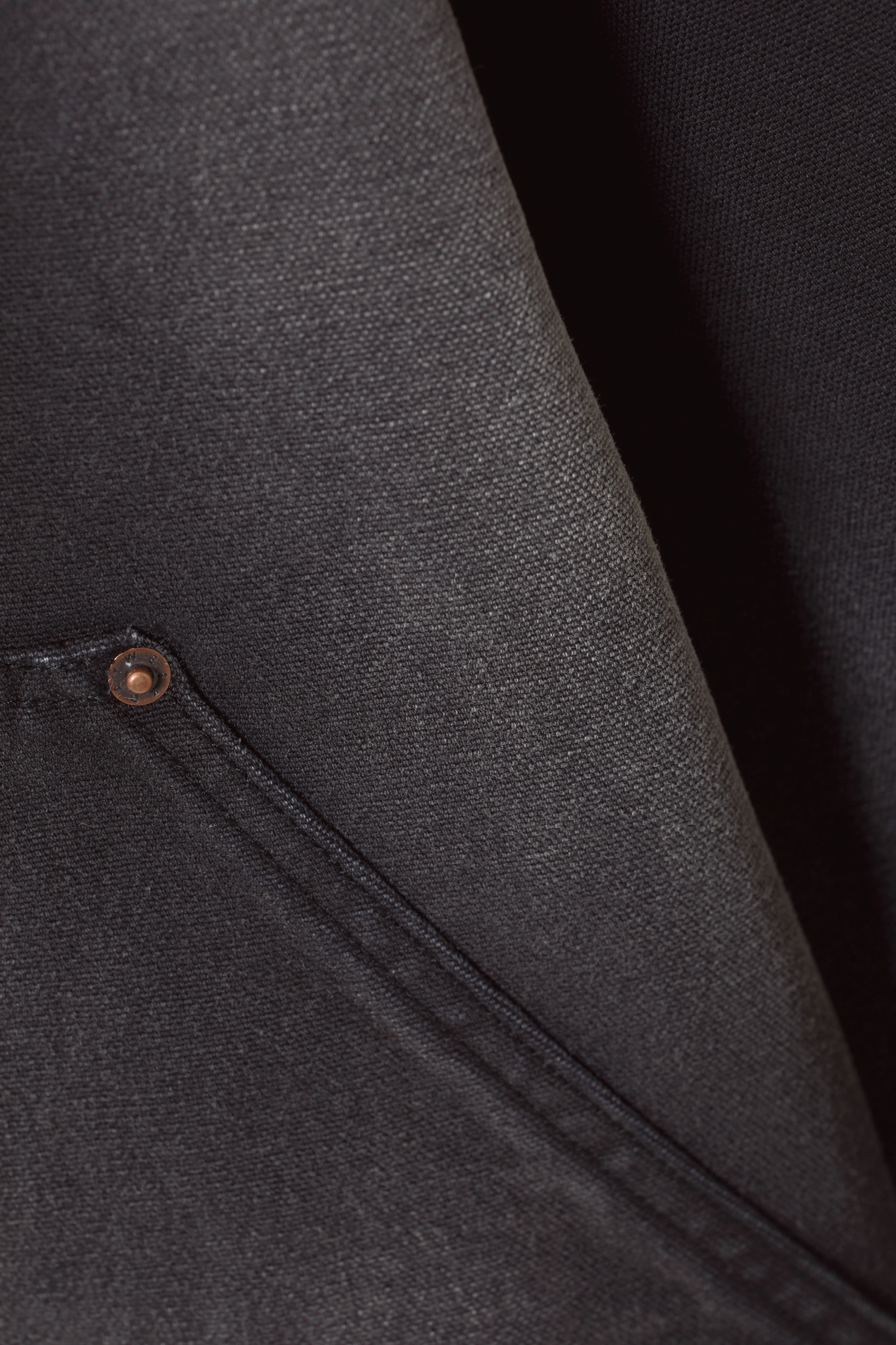Relaxed Utility Jacket - Long sleeve - Regular length - Washed Black - Men | H&M GB