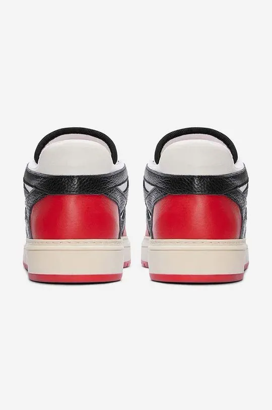 Represent leather sneakers Reptor Low red color