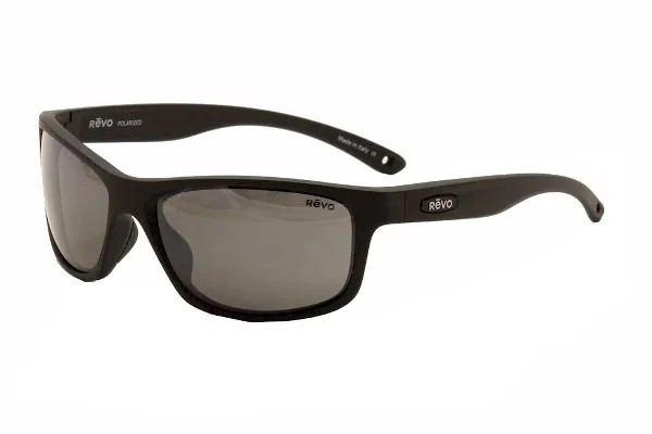 Revo Harness Sunglasses RE4071 11 Matte Black/Golf Polarized 61-16-135mm