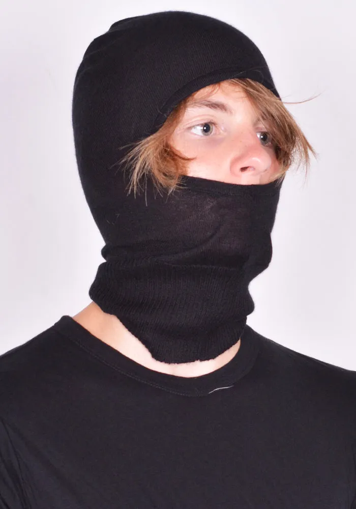 RICK OWENS WOMEN RP02D3478 WS KNIT SKI MASK SKULL (New season FW24)