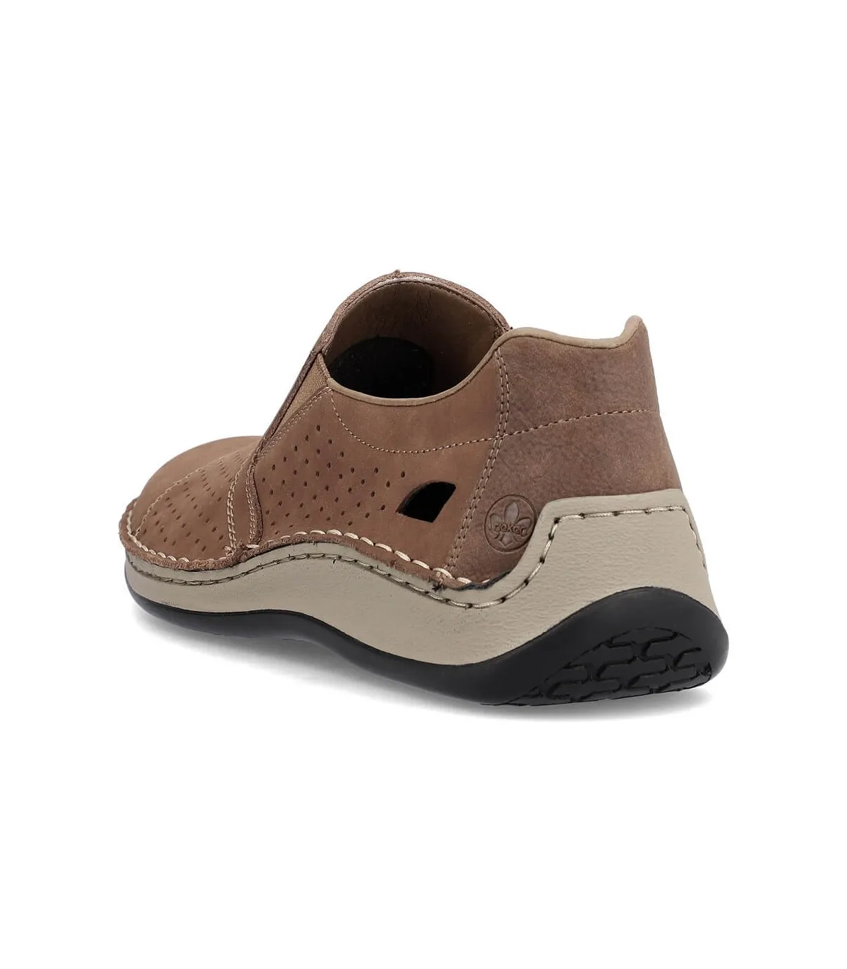 Rieker Leather Loafers- Cognac