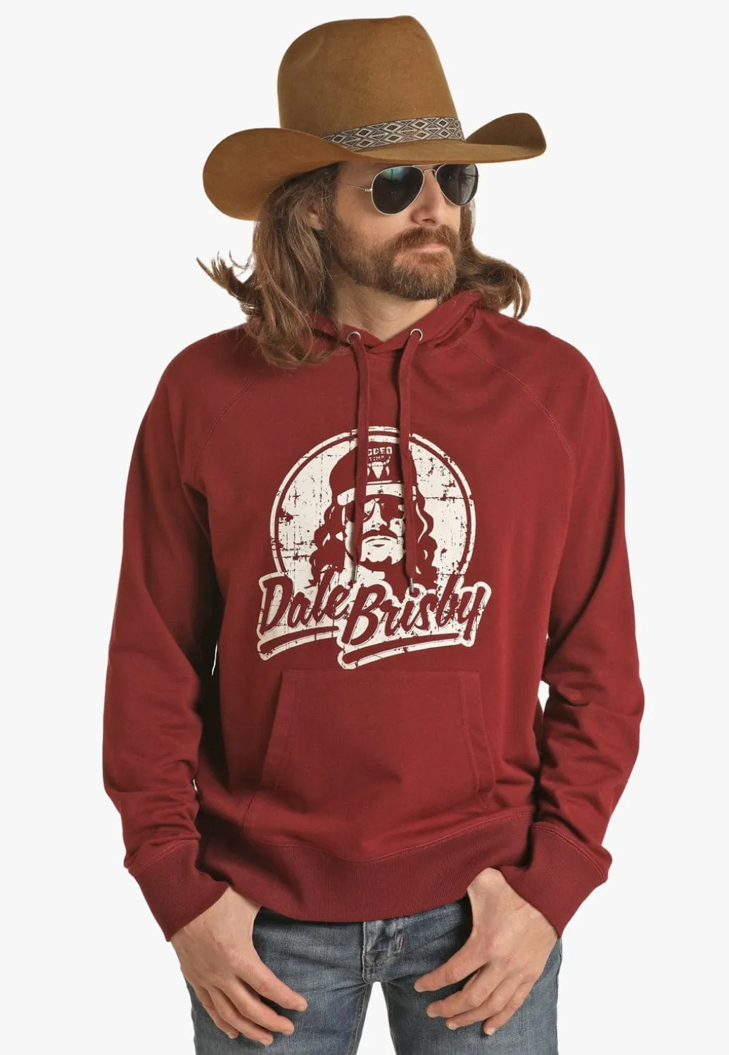 Rock & Roll Mens Dale Brisby Hoodie