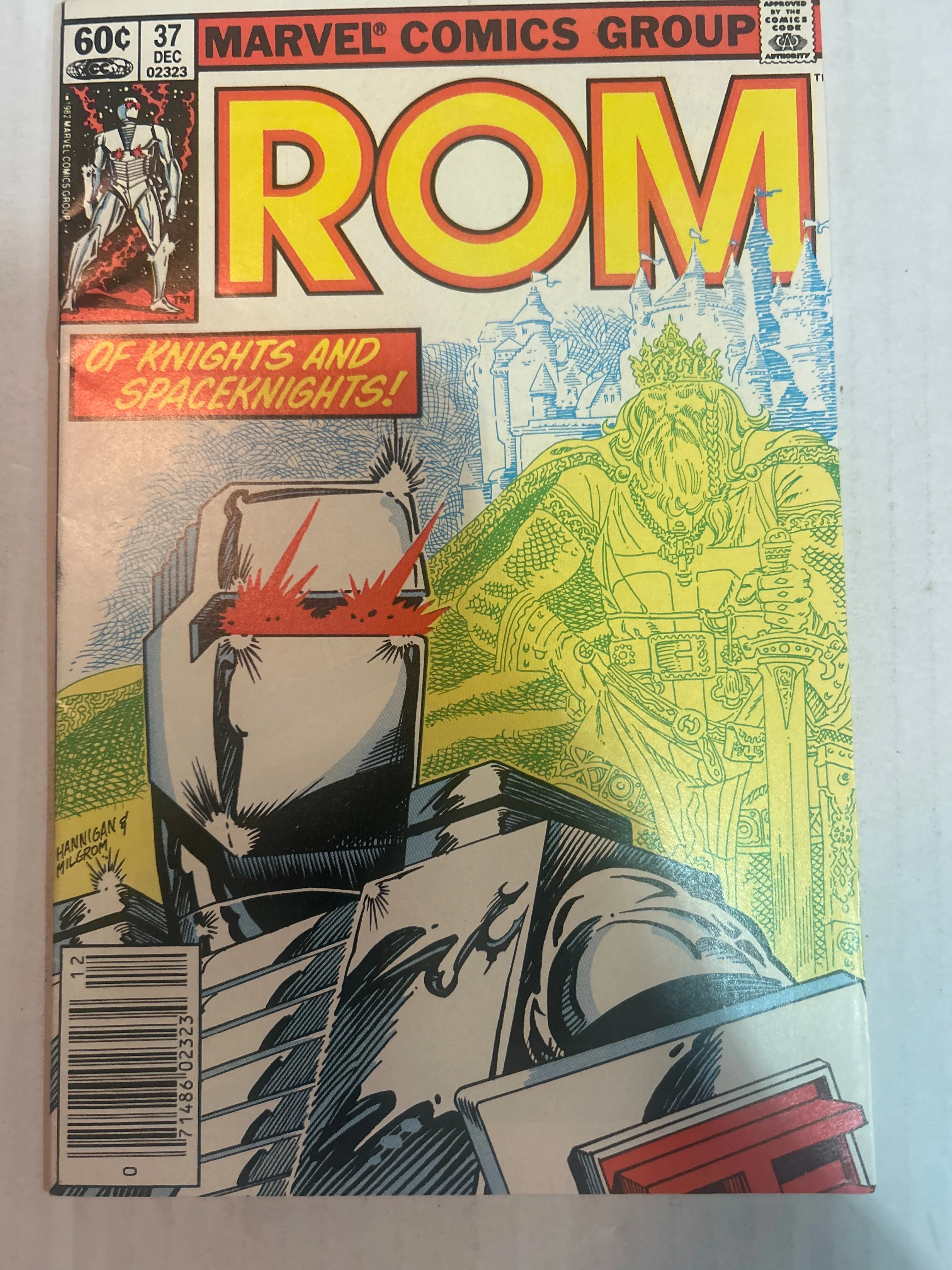 ROM By Marvel Comics Group Of Knights and Spaceknights! # 37 Dec 1983 Comic Book