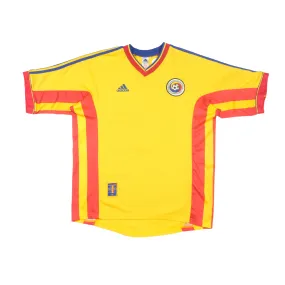 Romania Original 1998/2000 Adidas Home Football Shirt Large