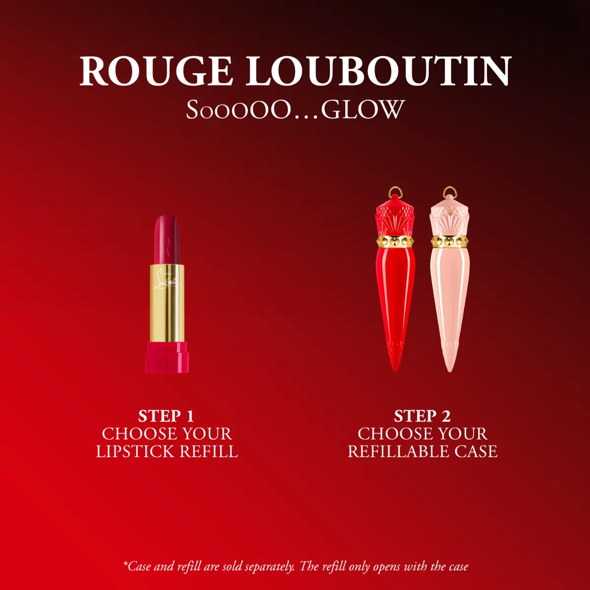 Rouge Louboutin SooooO…Glow Lipstick refill - Peach Cabaret 013G