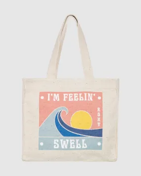 Roxy Drink The Wave - Tote Bag For Women - Tapioca | SurfStitch